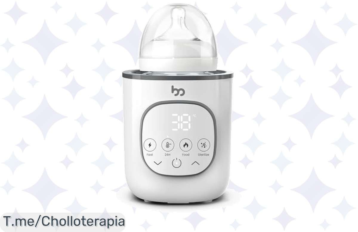 Calentador de biberones alucinante a precio loco: calienta leche en solo 27 minutos y la conserva perfecta 24 horas. ¡Oferta limitada, compra ya y mima a tu bebé!