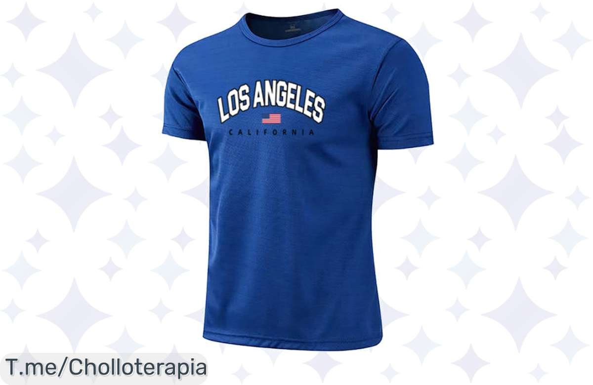 Camiseta de malla transpirable a precio loco: ligera, de secado rápido y perfecta para tus entrenos. ¡Aprovecha este ofertón y compra ahora antes de que se agote!