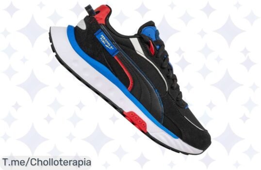 Captura miradas con los PUMA Wild Rider Displaced, un super chollo de diseño atrevido y comodidad infinita ¡No dejes pasar esta oferta única y compra ahora mismo!