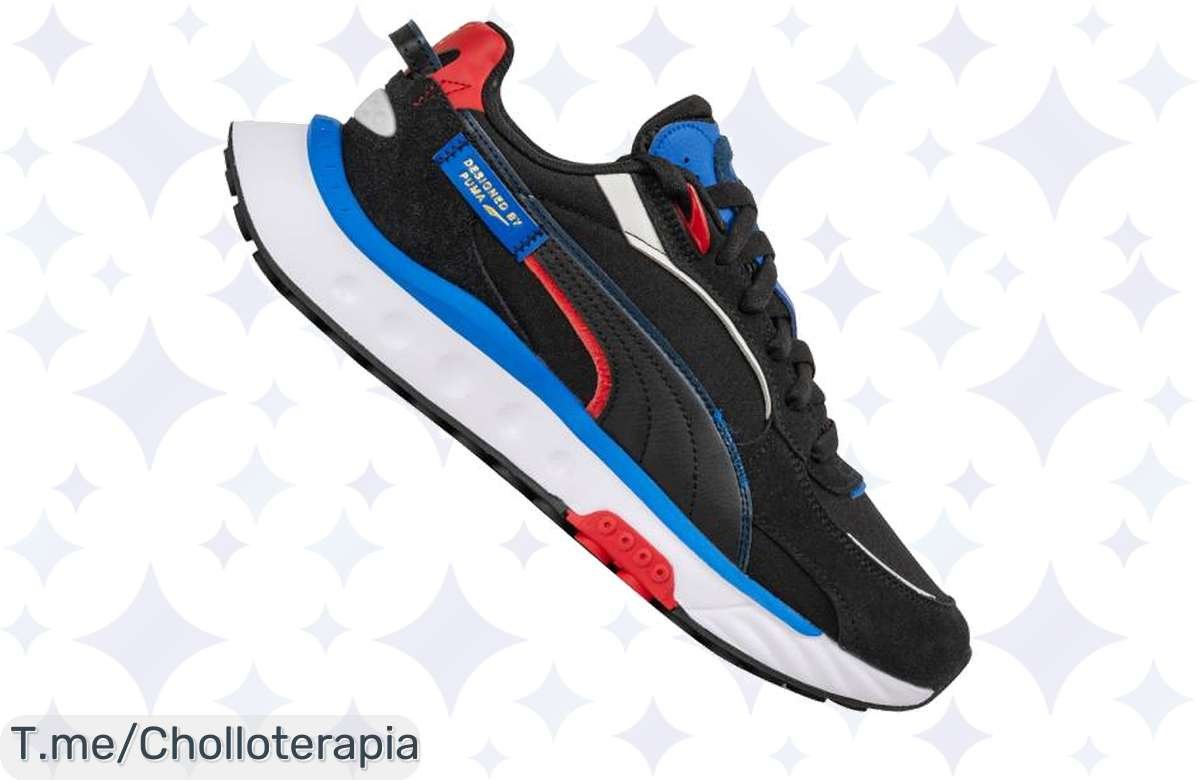 Captura miradas con los PUMA Wild Rider Displaced, un super chollo de diseño atrevido y comodidad infinita. ¡No dejes pasar esta oferta única y compra ahora mismo!