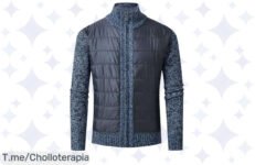 Cárdigan de Punto para Hombre: ¡Abrígate con forro polar y aprovecha este ofertón exclusivo! No dejes escapar este chollo, compra ya antes de que se agote