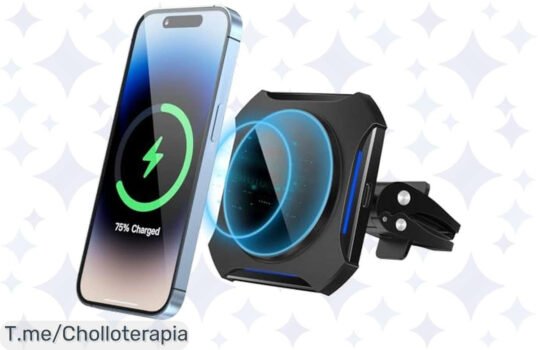 Cargador Inalámbrico para Coche a Precio Loco: ¡Consigue el Super Chollo de Sewowibo y carga tu iPhone con MagSafe! Descuento Brutal ¡solo hasta agotar existencias!