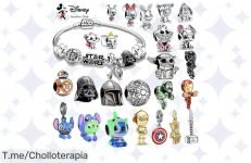 Caza este super chollo: Abalorios de Star Wars para tu pulsera Pandora, joyería de plata 925, stock limitado, ¡aprovéchalo antes que se agote!