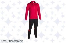Chándal Joma Championship 6 a precio loco: comodidad y frescura para tus entrenamientos ¡Aprovecha este super chollo antes de que se agote y mueve tu cuerpo con libertad!