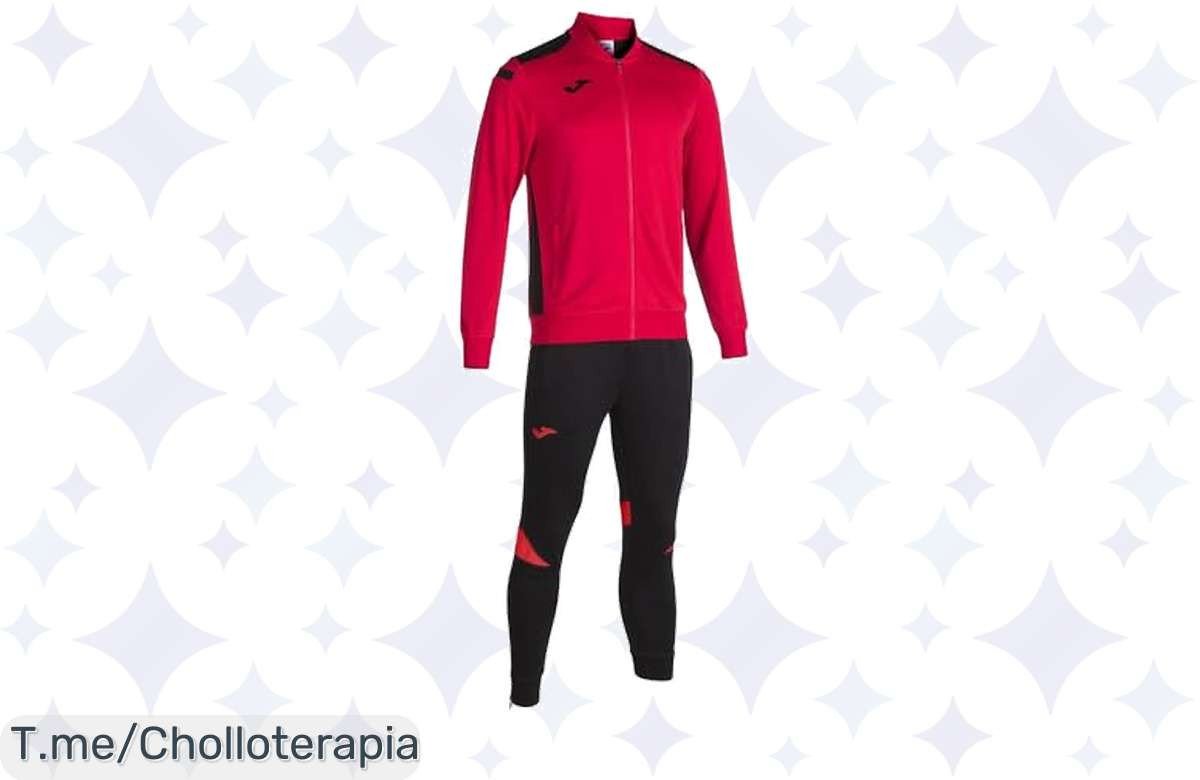 Chándal Joma Championship 6 a precio loco: comodidad y frescura para tus entrenamientos. ¡Aprovecha este super chollo antes de que se agote y mueve tu cuerpo con libertad!