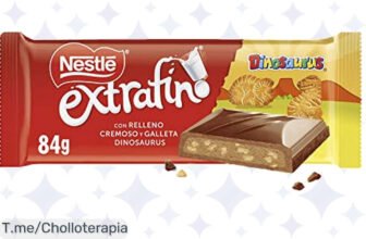 Chollazo del día: Tableta de chocolate con leche y galletas Dinosaurus de NESTLÉ a precio loco, pura alegría en cada bocado ¡Compra ya antes que se agoten!