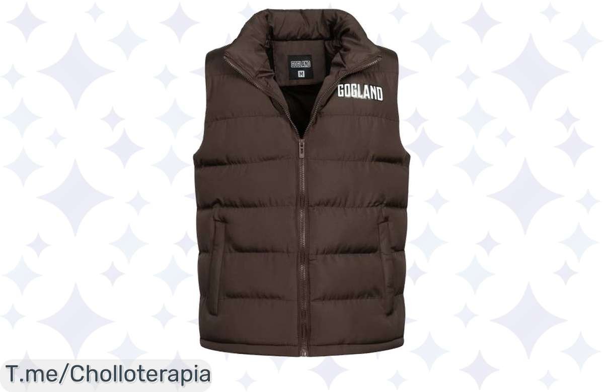 Chollo del año: Consigue el chaleco acolchado marrón Tjörn de GOGLAND, confort y calidez que mereces a un precio de ganga. ¡No dejes pasar esta oferta única y actúa ya!