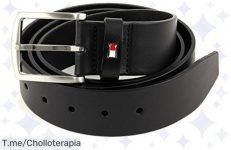 Cinturón Tommy Hilfiger 100% cuero a precio loco: ¡la oportunidad que esperabas para elevar tu estilo! Aprovecha este ofertón, stock limitado, actúa ya