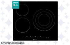 Cocina como un chef en casa con la Hisense E6322C, 3 zonas de cocción y calentamiento rápido, ¡no dejes escapar este super chollo antes que se agote!