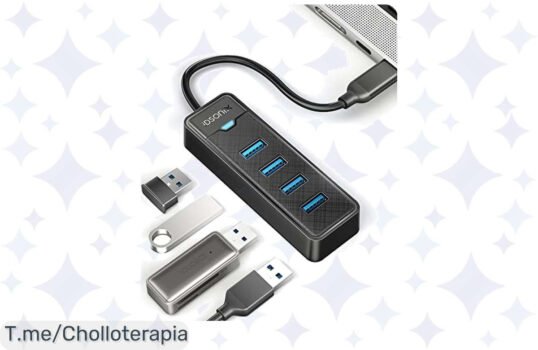 Conecta tus dispositivos al instante con el Hub USB C 30 más veloz del mercado; transfiere en 5 segundos y disfruta de esta oferta única, ¡compra ahora y no te quedes sin el tuyo!