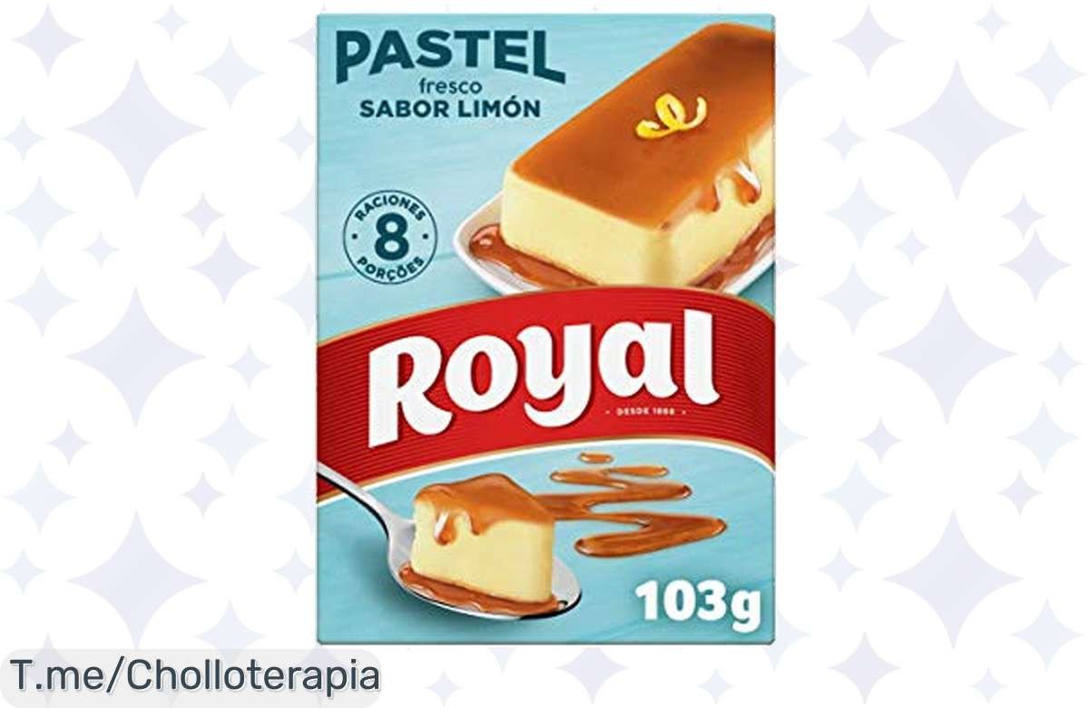 Conquista el verano con el super chollo del Royal Pastel Fresco Limón, un postre irresistible que solo necesitas mezclar y refrigerar. ¡Aprovecha esta oferta única ya!