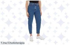 Consigue el chollazo del año con los Mom Jeans High Rise de Tommy Jeans: estilo y comodidad en un ajuste perfecto que no podrás dejar escapar ¡oferta limitada y precio loco!