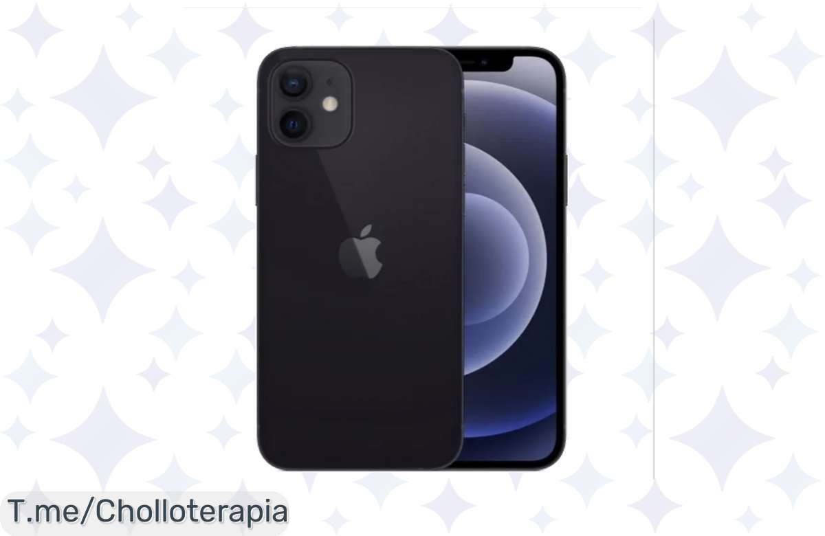 Consigue el iPhone 12 de 128GB en negro a un precio loco, con tecnología de punta y un diseño increíble. ¡No dejes escapar este super chollo, stock limitado!