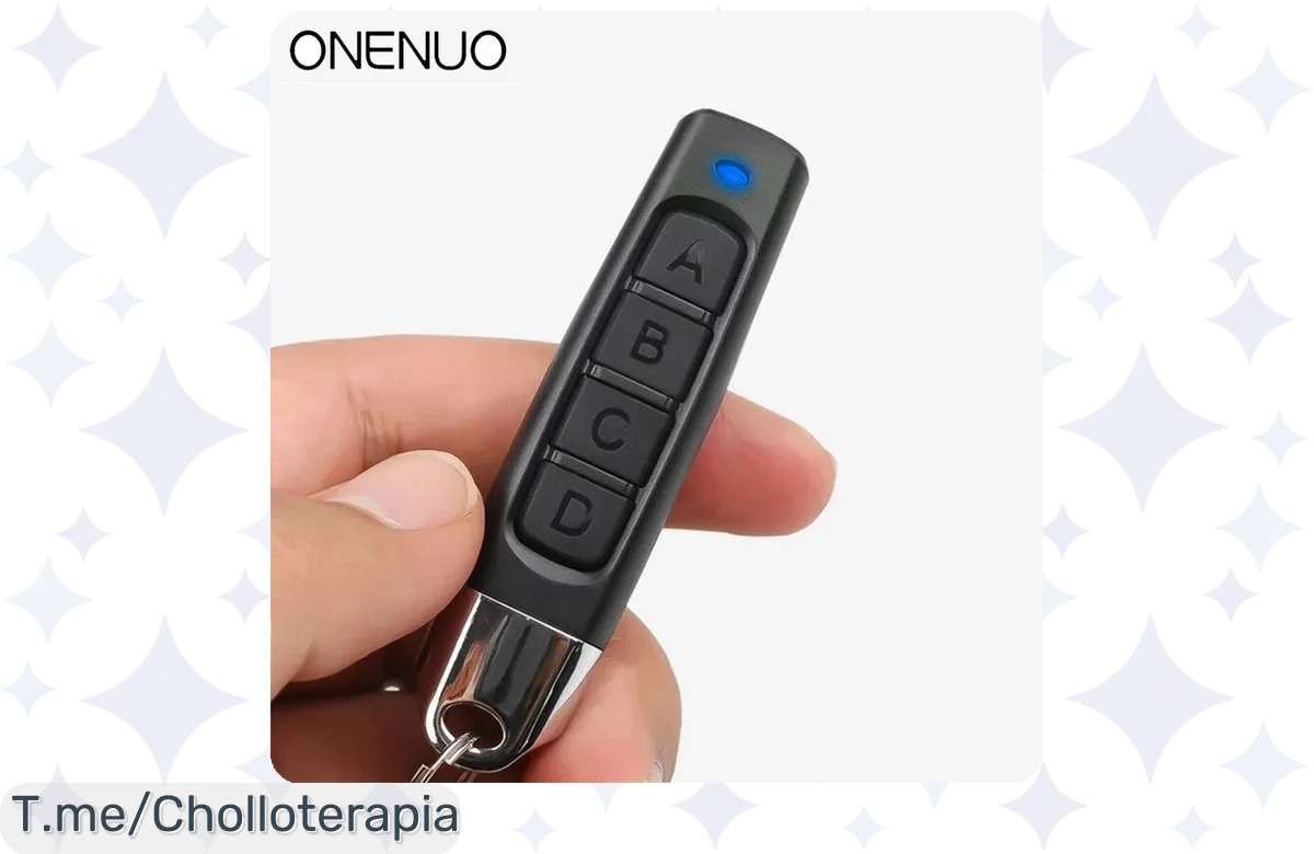 Consigue tu mando a distancia para puerta de garaje al precio loco de 433MHZ y duplica la seguridad de tu hogar, ¡oferta limitada así que actúa ahora y no te lo pierdas!