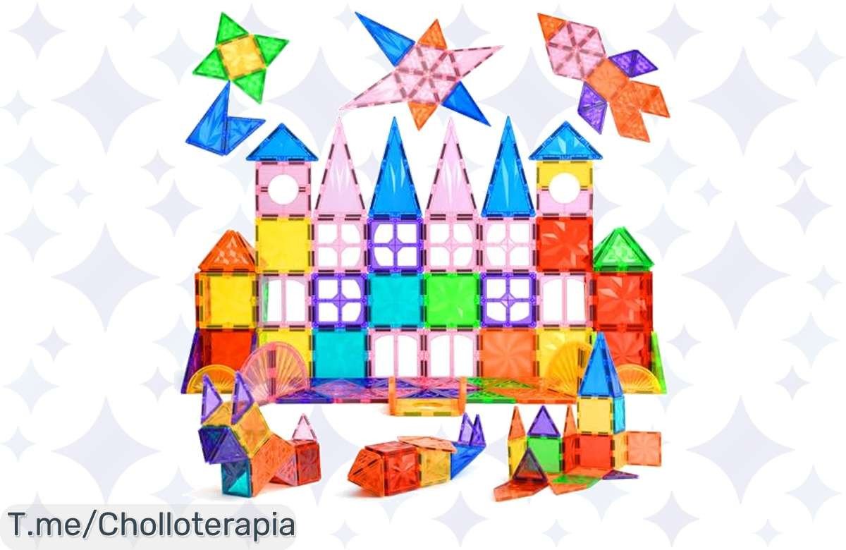 Construye Sueños Con 80 Bloques Magnéticos A Precio Loco, Fomenta La Creatividad De Tus Hijos Y Aprovecha Este Ofertón Limitado Que No Puedes Dejar Pasar