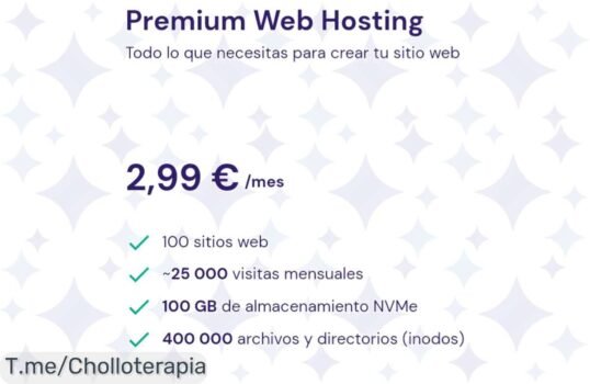 Crea hasta 100 webs con el brutal descuento del 80% en Hostinger y dominio gratis ¡No dejes pasar este ofertón y prueba sin riesgos! ¡Actúa ya, es por tiempo limitado!