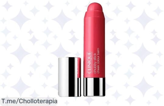 Dale vida a tus mejillas con el Colorete Clinique Chubby Stick, transformando tu look en segundos Super chollo que no puedes dejar escapar, ¡aprovéchalo ya antes de que desaparezca!