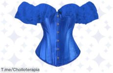 Desata tu estilo con el corsé victoriano steampunk de encaje: ¡un chollazo único que no puedes dejar pasar! Aprovecha el descuento brutal y cómpralo ya antes de que se agote