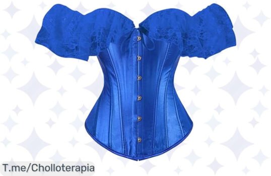 Desata tu estilo con el corsé victoriano steampunk de encaje: ¡un chollazo único que no puedes dejar pasar! Aprovecha el descuento brutal y cómpralo ya antes de que se agote