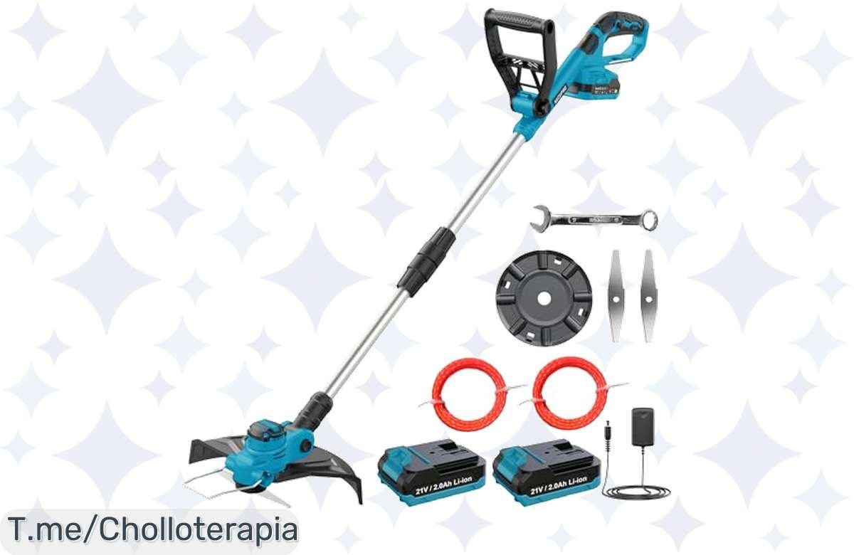 Desbrozadora Kuzupro: Potente, ligera y con 2 baterías de regalo, aprovecha este ofertón con descuento brutal, ¡actúa ya antes de que se agote esta oportunidad única!