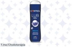 Descubre Control Lub Nature: Gel lubricante natural sin aroma que hidrata y no mancha Aprovecha este ofertón y transforma tus momentos íntimos Compra ya antes de que se acabe
