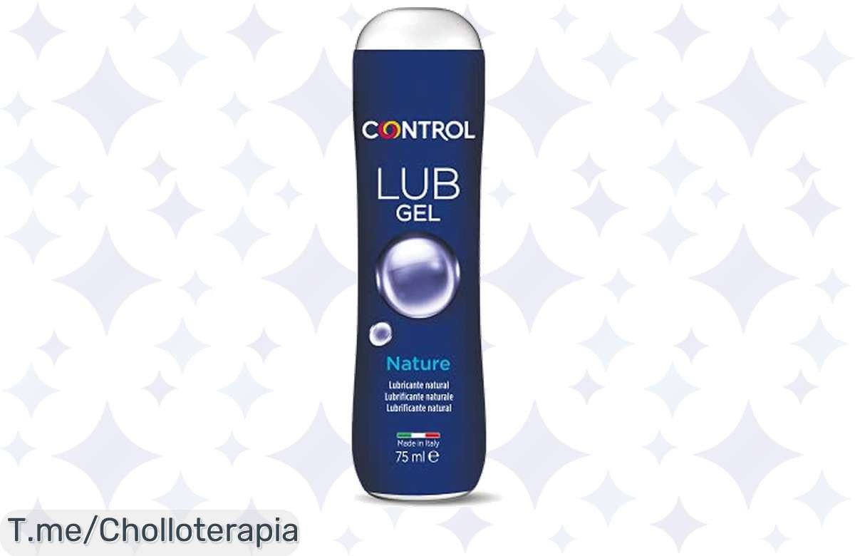 Descubre Control Lub Nature: Gel lubricante natural sin aroma que hidrata y no mancha. Aprovecha este ofertón y transforma tus momentos íntimos. Compra ya antes de que se acabe.