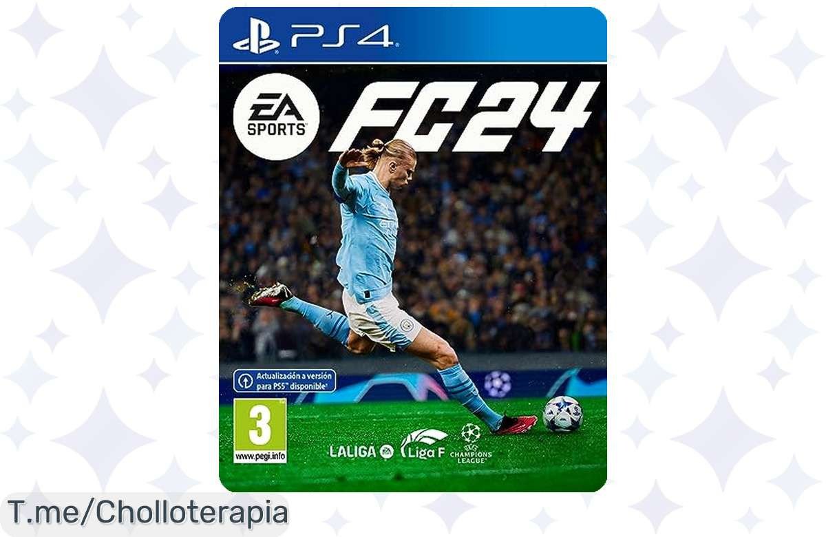 Descubre EA SPORTS FC 24 para PS4 a un precio loco, personaliza tu equipo y vive una experiencia única. ¡Aprovecha este super chollo antes que se agote!