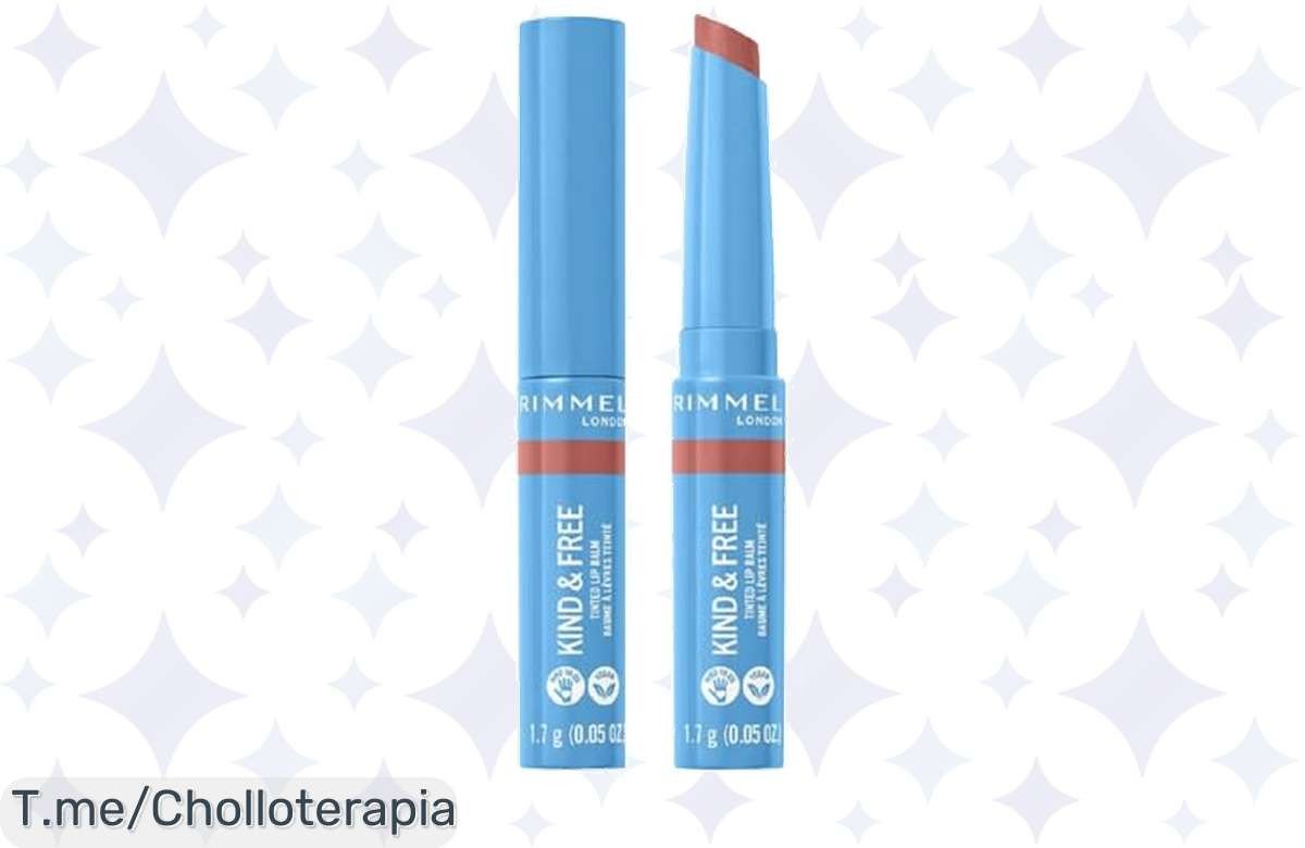Descubre el Bálsamo Rimmel Kind & Free, un super chollo que hidrata tus labios y resalta tu belleza natural. ¡No dejes pasar este ofertón único y compra ya antes que se agote!