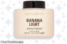 Descubre el Polvo Suelto Banana Light de Makeup Revolution, un super chollo vegano que hará brillar tu piel todo el día ¡No te quedes sin el tuyo, compra ahora!