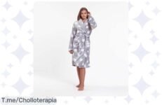 Descubre el Súper Chollo: Mini Kitten Bata Kimono de Felpa para Mujer - Comodidad y suavidad únicas a precio loco ¡Aprovecha esta oferta limitada antes de que se agote!