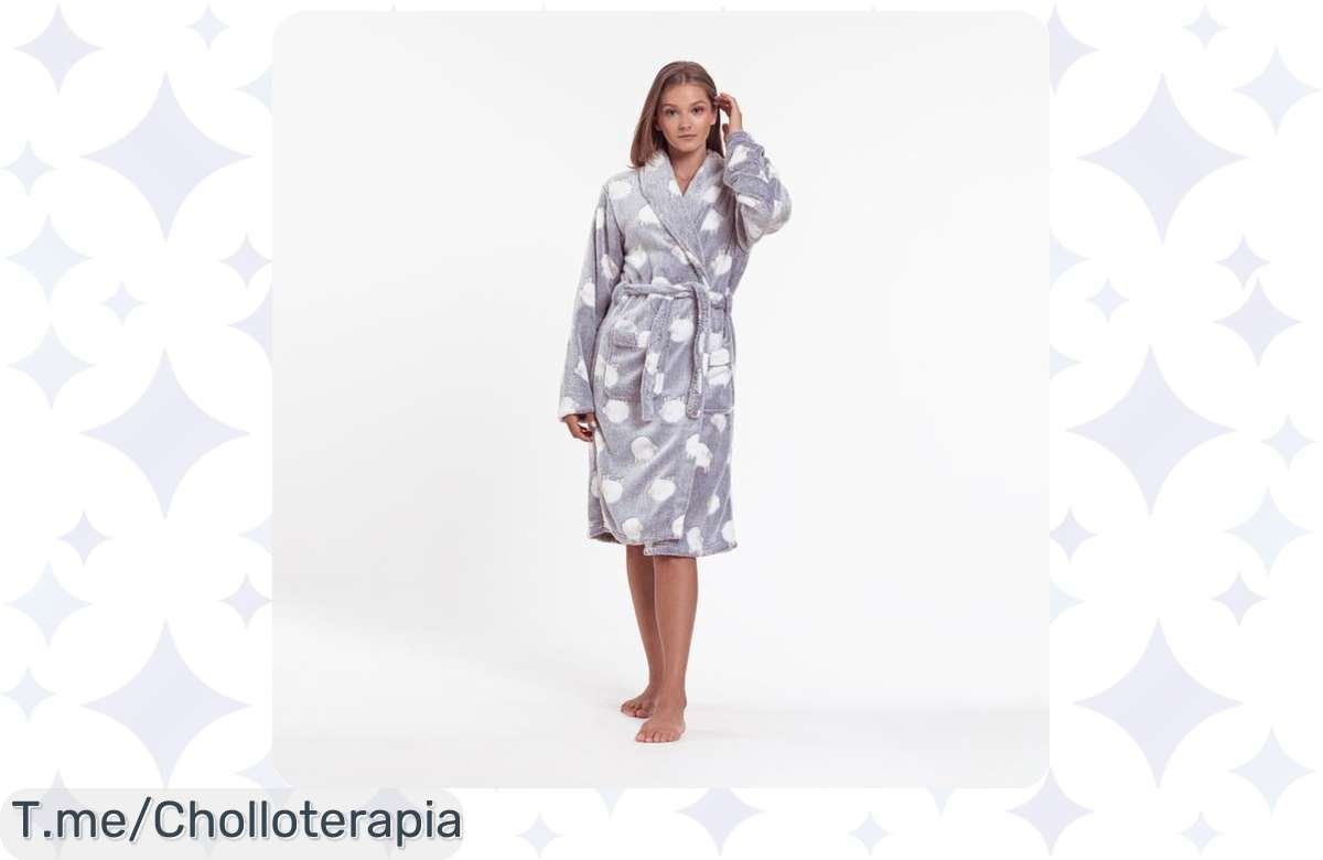 Descubre el Súper Chollo: Mini Kitten Bata Kimono de Felpa para Mujer – Comodidad y suavidad únicas a precio loco. ¡Aprovecha esta oferta limitada antes de que se agote!