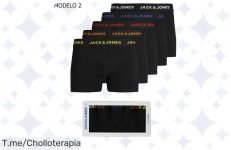Descubre el Super Chollo de Jack & Jones: Pack de 5 Boxer de 95% Algodón que combina comodidad y estilo en un ofertón único ¡No te quedes sin el tuyo, oferta limitada!