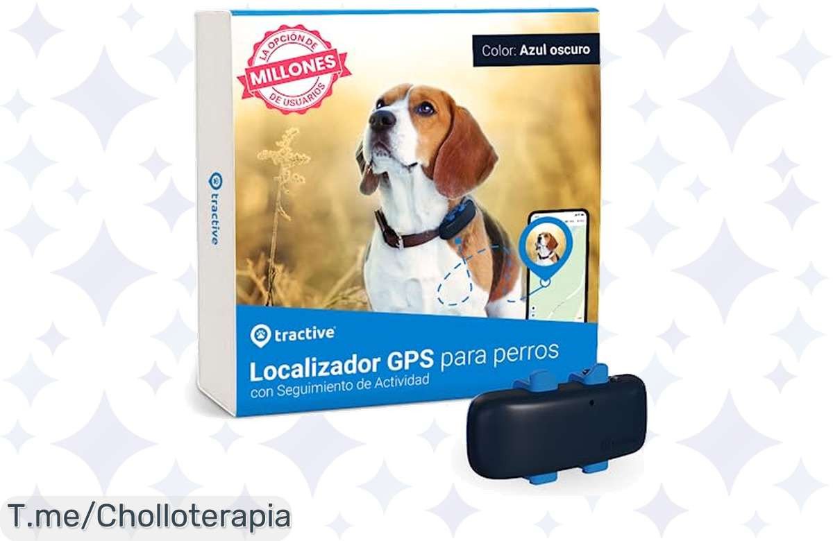 Descubre el Tractive GPS para perros: localización en tiempo real y monitoreo de salud a un precio loco. ¡Aprovecha este ofertón limitado antes de que se agote!