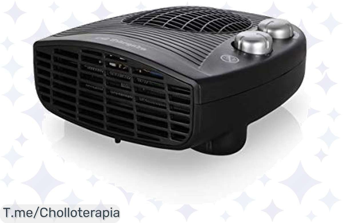 Descubre el calefactor Orbegozo FH5028: calor a tu medida y ventilación fresca, con seguridad máxima. No dejes pasar este ofertón limitado y hazte con el tuyo ya mismo.