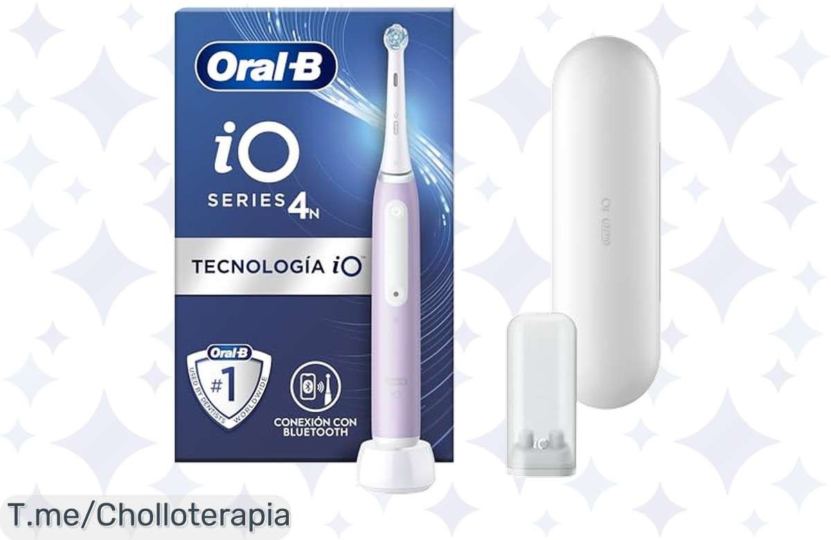 Descubre el cepillo eléctrico OralB iO 4N a precio loco: limpieza profesional y suave que cuida tus encías. ¡Corre, la oferta es limitada y no se repetirá!