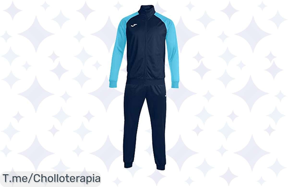 Descubre el chándal Joma, un super chollo de comodidad y estilo moderno. Disfruta de este ofertón exclusivo y actúa rápido, ¡el stock es limitado y se agota volando!
