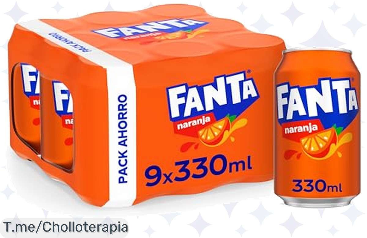 Descubre el chollazo de Fanta Naranja: 9 latas de sabor fresco y explosivo que no puedes dejar pasar. ¡Compra ahora antes de que se agoten y disfruta al máximo!
