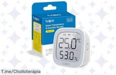 Descubre el chollazo del TPLink TAPO T315: controla la temperatura y humedad de tu hogar en tiempo real con hasta 2 años de batería ¡No te pierdas esta oferta única y compra ya!