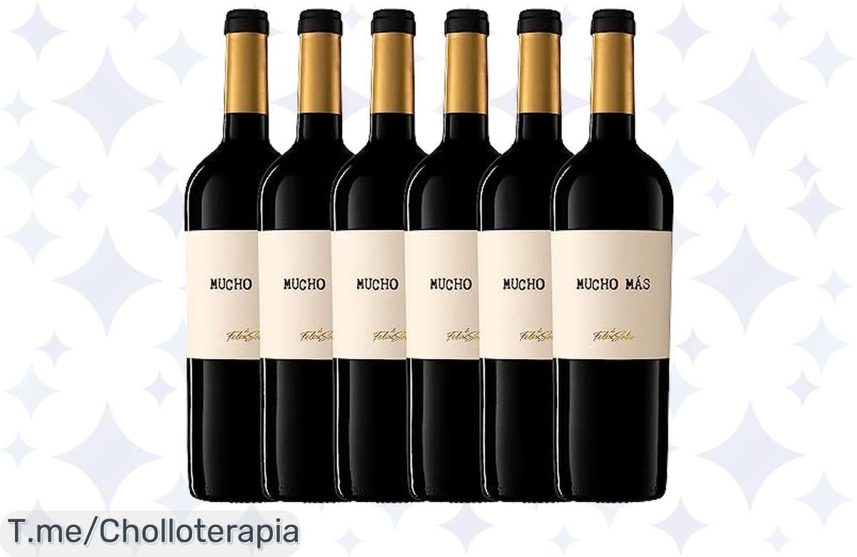 Descubre el chollazo del año: 6 botellas de Mucho Mas Tinto a un precio loco, un sabor premiado que no podrás olvidar. ¡Actúa ya antes de que se agote esta oferta única!