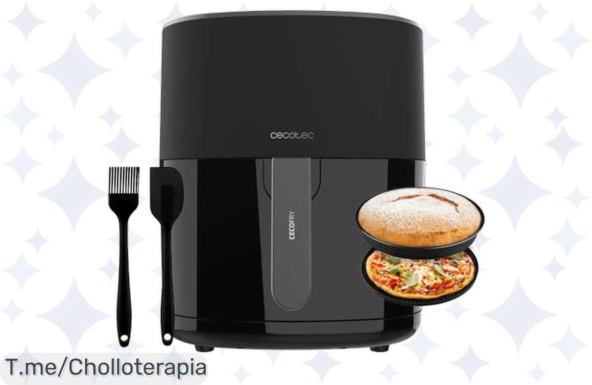 Descubre el chollazo del año: Freidora de Aire Cecotec 6.5L con 12 modos y tecnología PerfectCook, cocina saludable al instante ¡Aprovecha esta oferta limitada antes de que se agote!
