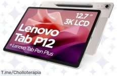 Descubre el chollazo del año: Lenovo Tab P12, potente y creativa con 8GB RAM y Tab Pen Plus, ¡aprovecha este ofertón y deslumbra con un precio de ganga! Compra ya, ¡stock limitado!