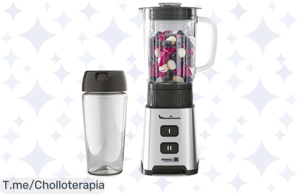 Descubre el chollazo del año: Moulinex Pulseo LM17GD, la batidora que hará tus smoothies en segundos. ¡No te pierdas este ofertón, compra ahora antes que se acabe!