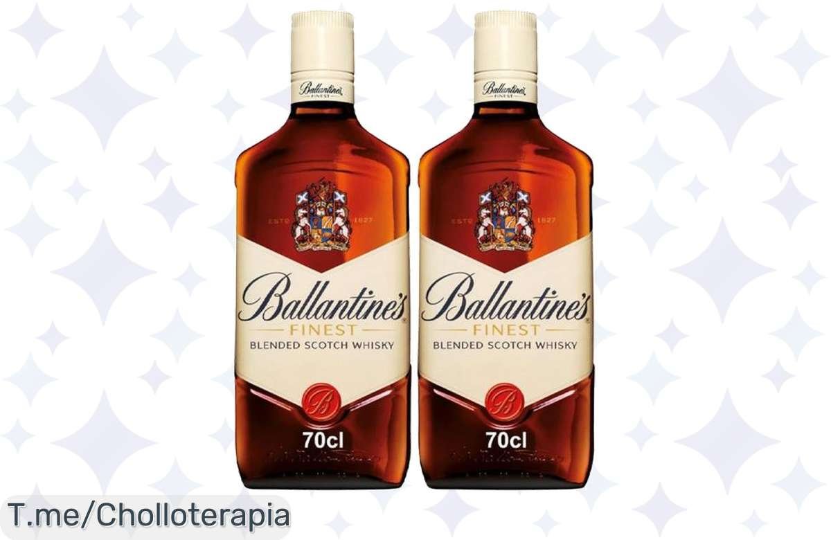 Descubre el chollazo del año: Pack de 2 botellas de Ballantine’s Finest a un precio loco. ¡Siente el sabor único y hazte con ellas antes de que se agoten!