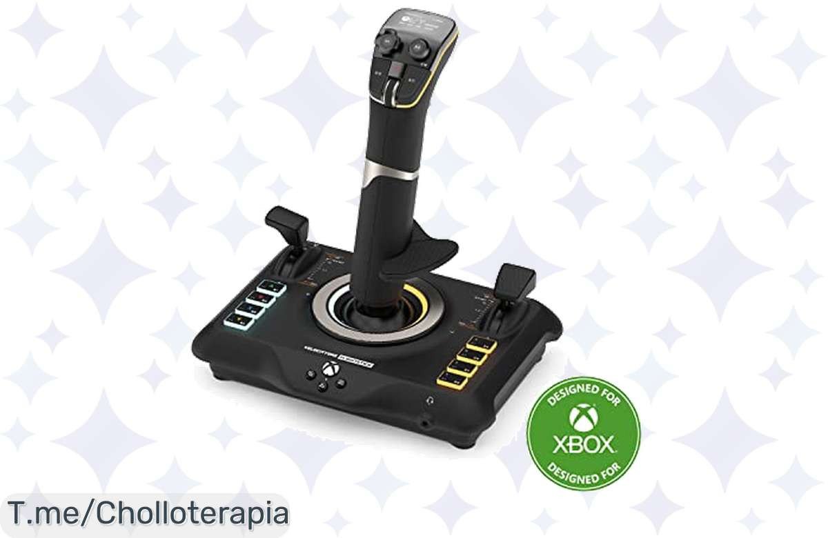 Descubre el chollazo del año: la maneta de simulación Turtle Beach VelocityOne con control perfecto en 8 ejes y 27 botones programables. ¡Consíguela antes que se agote!