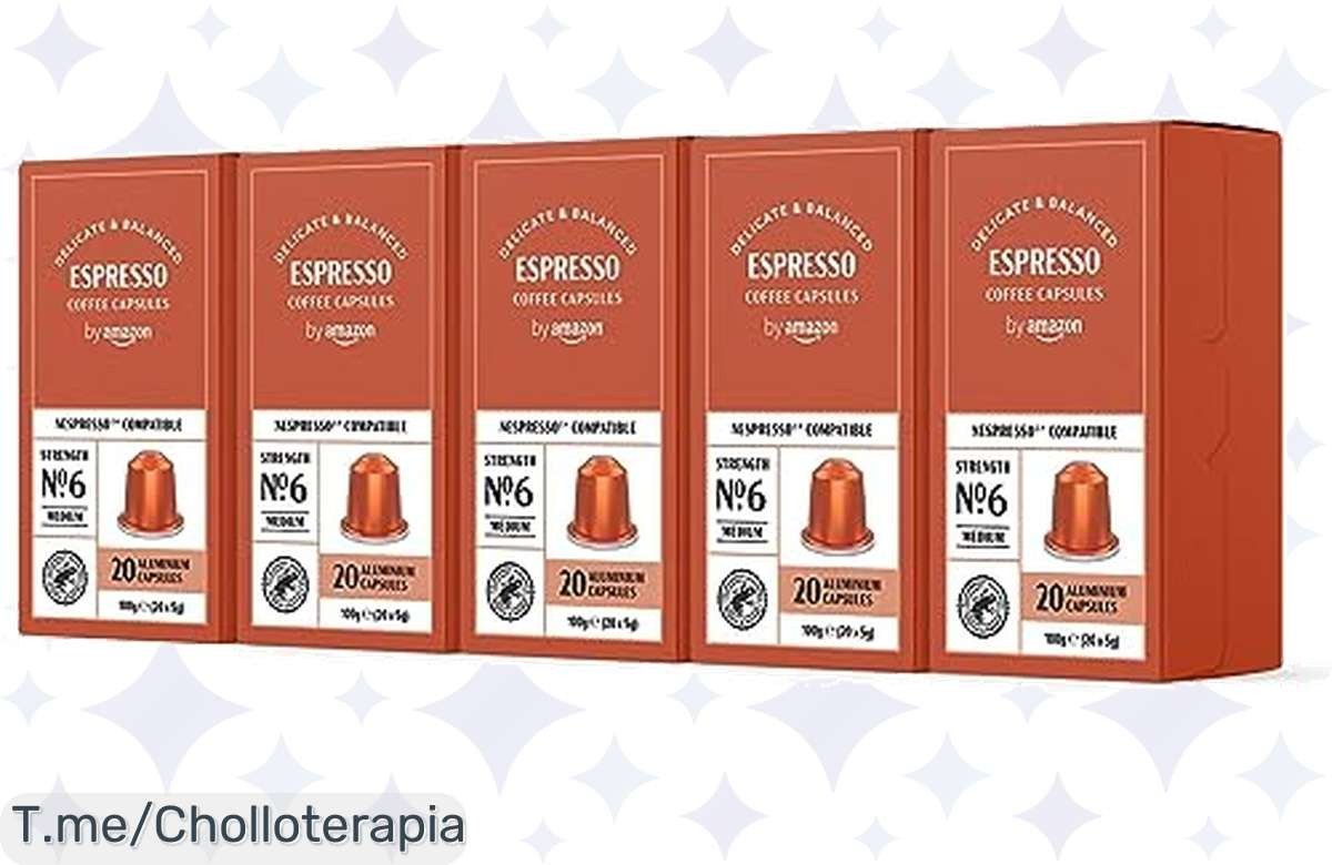 Descubre el chollazo del café: 100 cápsulas 100% Arábica con notas de caramelo y chocolate. Super oferta limitada que cuida el planeta. ¡Consíguelo antes de que se agote!