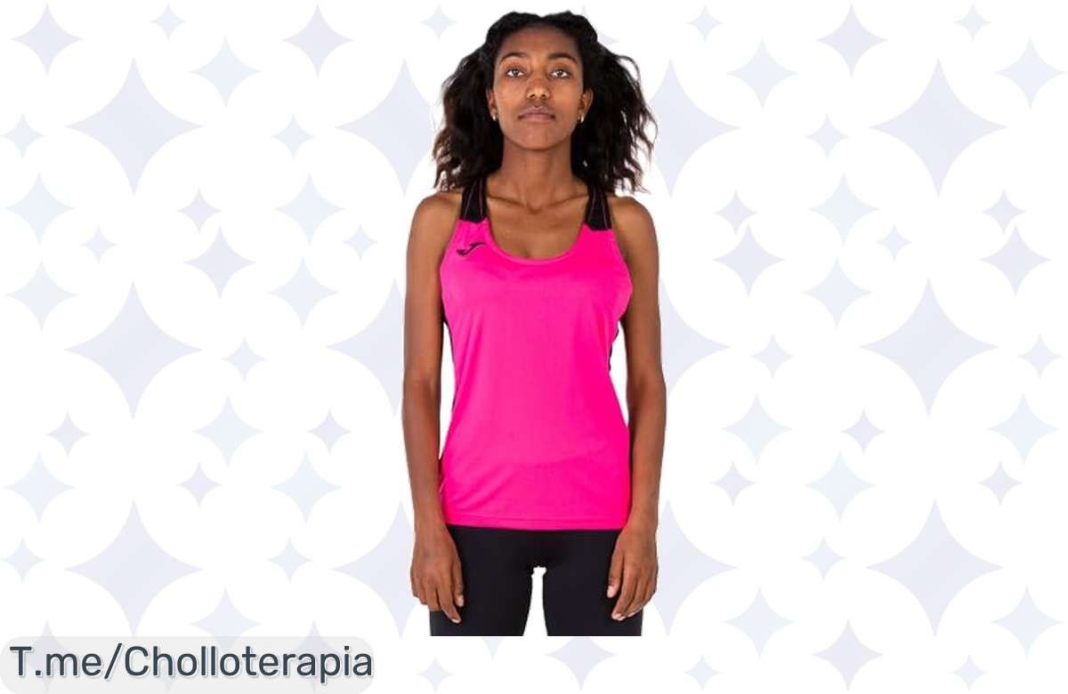 Descubre el chollazo del verano: Joma Débardeur Femme Record II, libertad de movimiento y estilo impresionante a precio loco. ¡No dejes pasar esta oferta limitada!