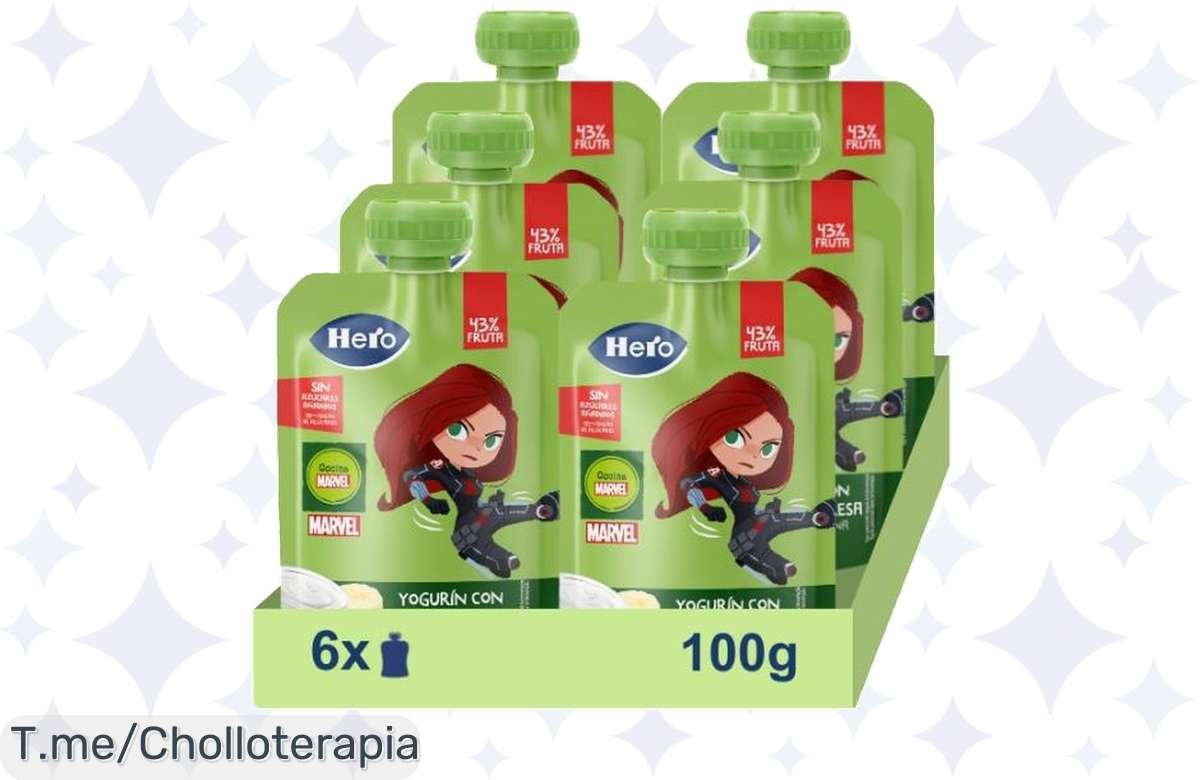 Descubre el chollo del momento: héroes en cada bocado con HERO Bolsitas Marvel. ¡Nutrición divertida y sabor increíble para los peques! ¡Haz tu compra YA antes de que vuelen!