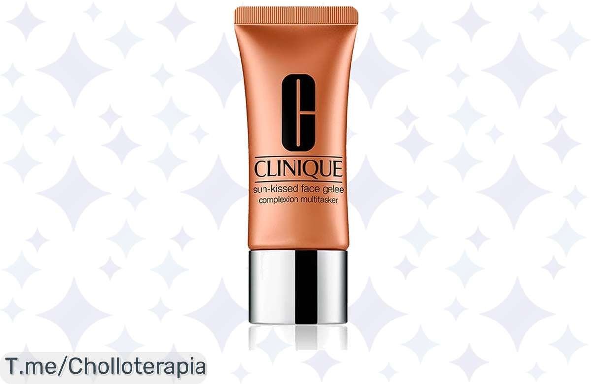 Descubre el gel bronceador iluminador Clinique SunKissed Face Gelee, un super chollo que transforma tu piel en dorado irresistible. ¡No te quedes sin el tuyo, oferta limitada!