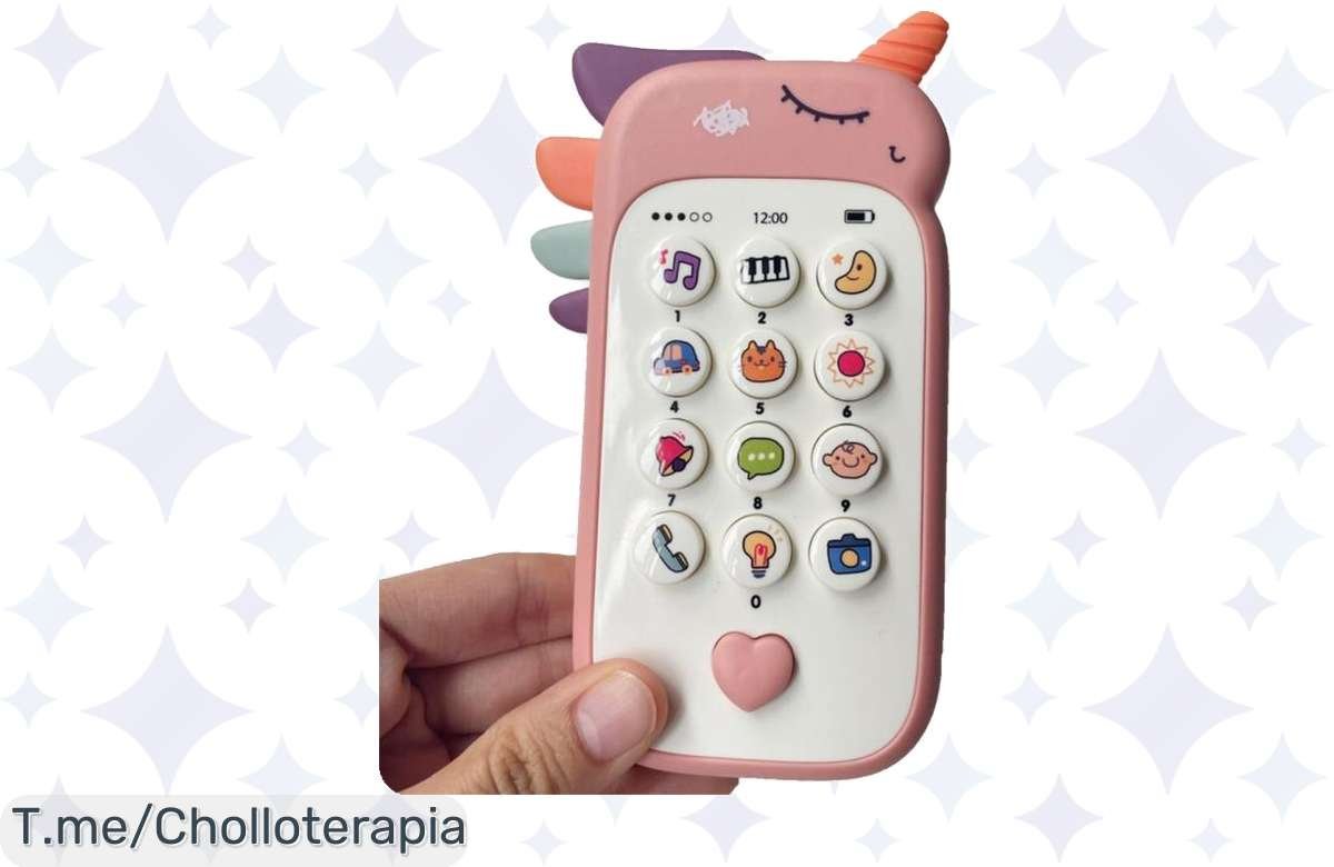 Descubre el juguete de teléfono musical para bebés que estimula su creatividad y desarrollo a un precio loco, ¡aprovéchalo antes de que se agote!