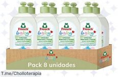Descubre el limpiador ecológico Frosch Baby: elimina residuos en biberones y cuida a tu bebé ¡Oferta limitada de 8 unidades a precio loco! Compra ya y asegura tranquilidad